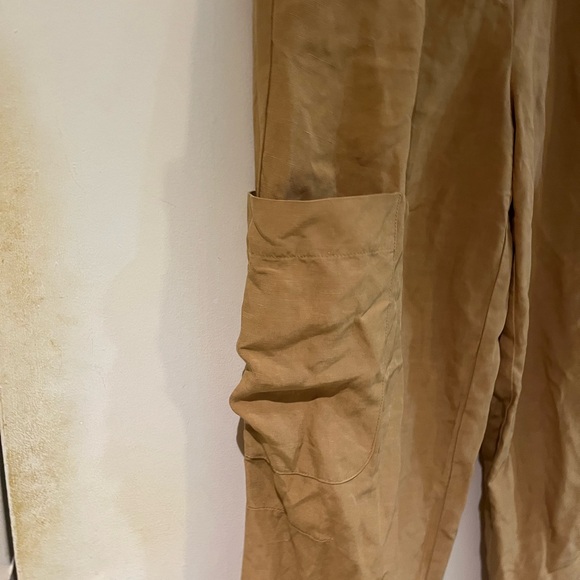 Sovere Nouvelle Linen Cargo Pants. - Picture 7 of 11
